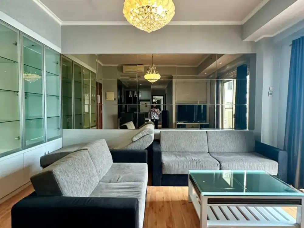 DISEWAKAN APARTEMEN WATERPLACE 2BR 85m2 FULL FURNISHED LENGKAP POOL VIEW TOWER FAVORIT