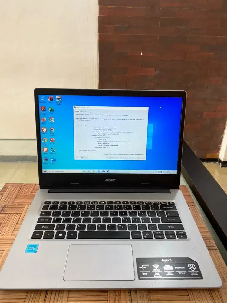 Acer intel celeron N5100 ram 4/256 gb ssd