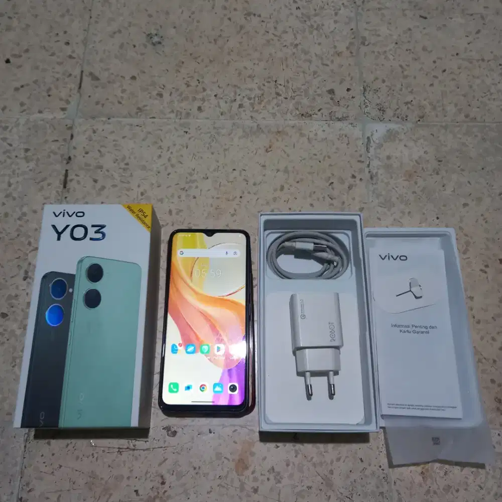 Vivo Y03 RAM 4GB ROM 128 Android 15