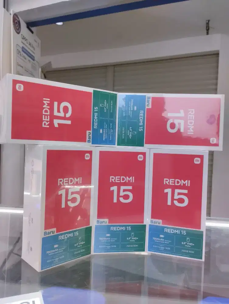 Xiaomi Redmi 15 8/256gb segel garansi resmi dapet lengkap