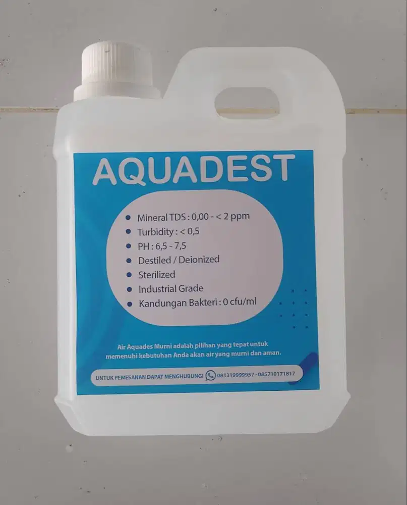 AQUADEST/AIR MURNI DESTILASI