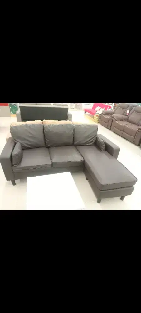Sofa L kulit Leander