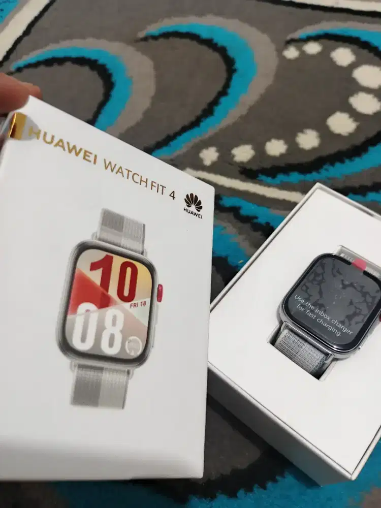 jam tangan huawei fit 4 NFC strap grey
