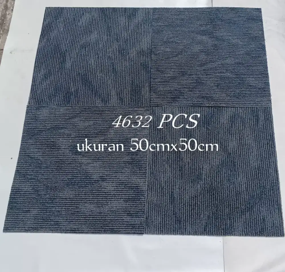 Karpet tile bekas berkwalitas