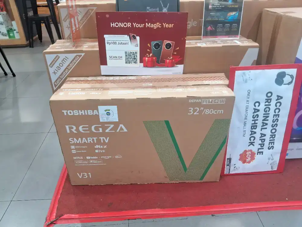 Cicilan TV toshiba pakai home credit promo bunga 0%