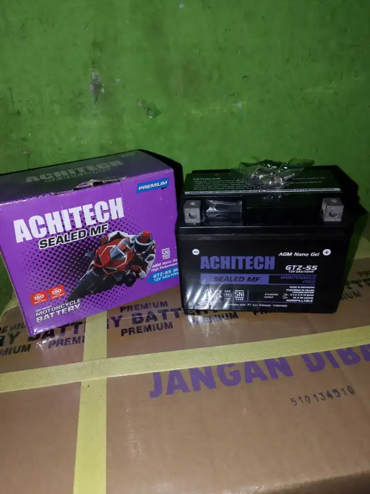 Aki motor baru bergaransi