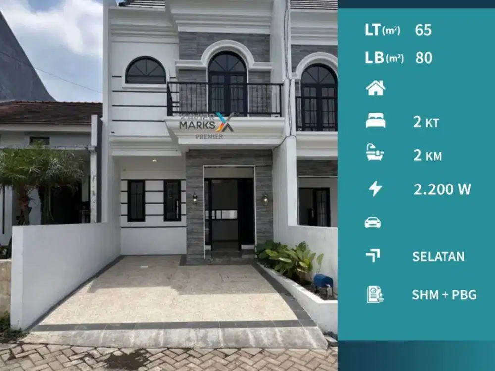 Dijual Villa Baru di Junrejo Batu Dekat Jatim Park 3, BNS di Kota Batu