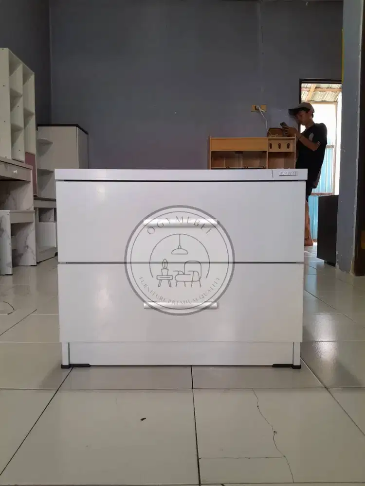 PROMO  NAKAS PUTIH MINIMALIS GLOSSY MERK ACTIV SALE GRATIS ANTAR