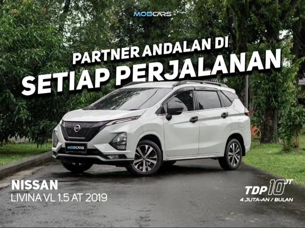 DP 10JT!! LIVINA 1.5 VL AT 2019 MOBCARS KREDIT TERMURAH