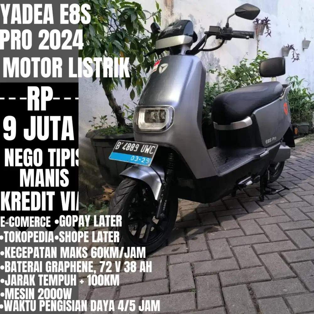 MOLIS YADEA E8S PRO THN 2024 SECOND LIKE NEW