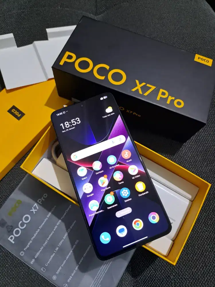 Poco X7 Pro 5G (12/512) Mulus Fullset Original