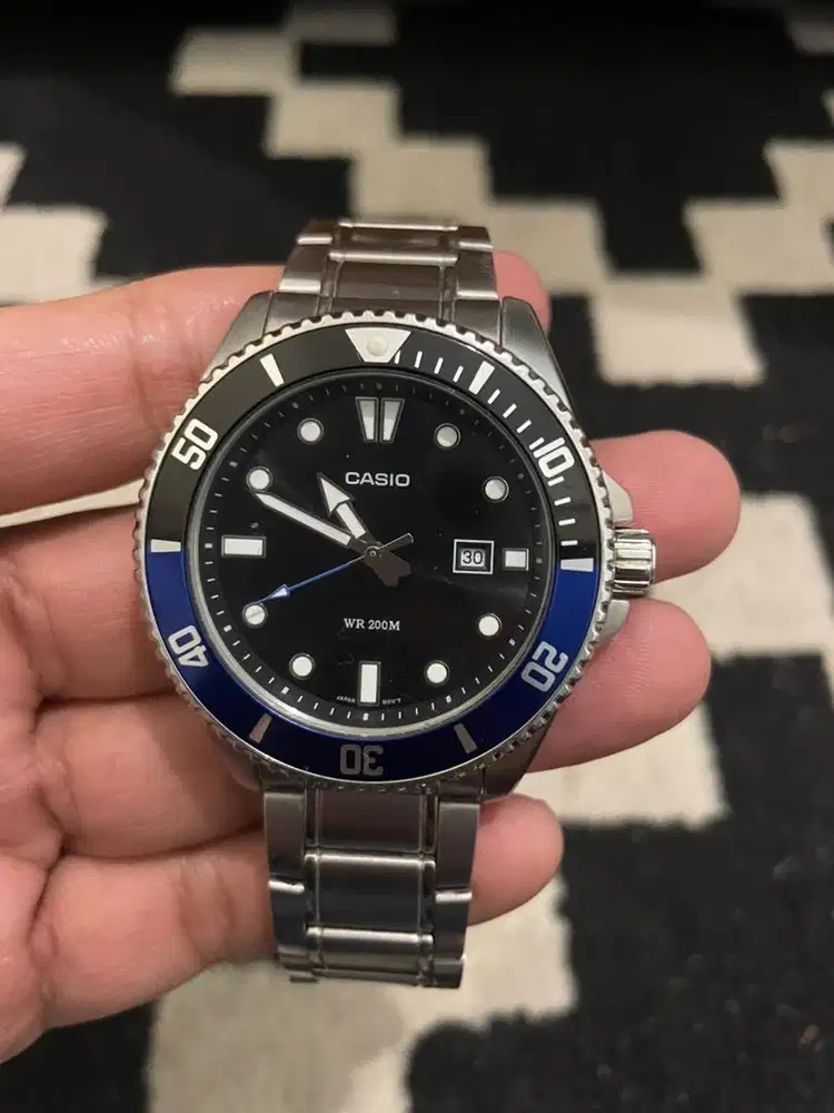 Casio 107D unit only mulus no minus siap pakai