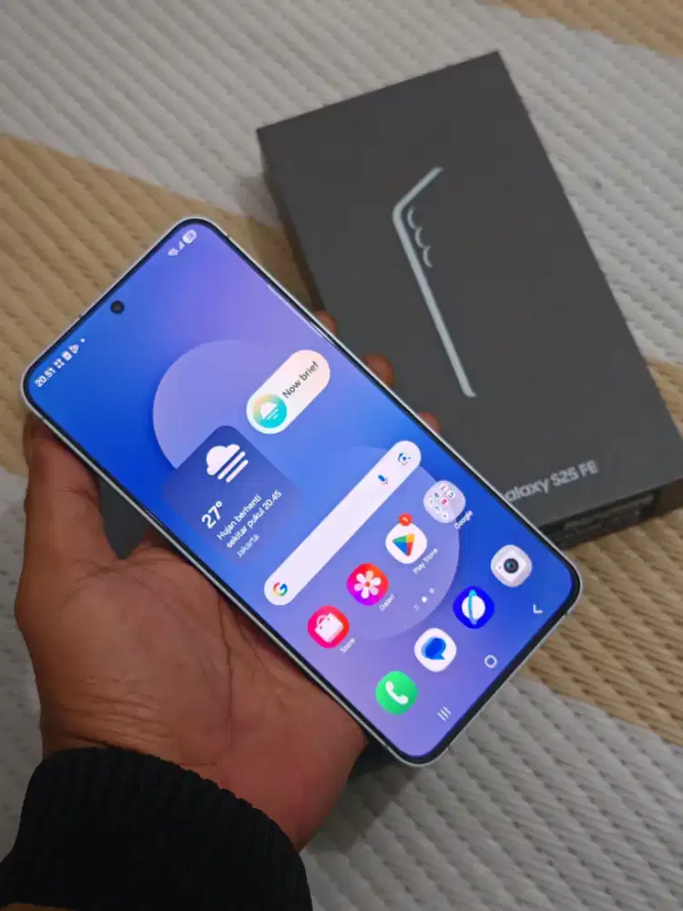 Samsung S25 Fe 5G Sein (8/256) Mulus Fullset Ori Garansi Aktif