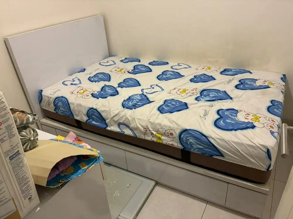 NEGO - JUAL CEPAT - DIPAN TEMPAT TIDUR 120x200 DUCO IKEA GadingSerpong