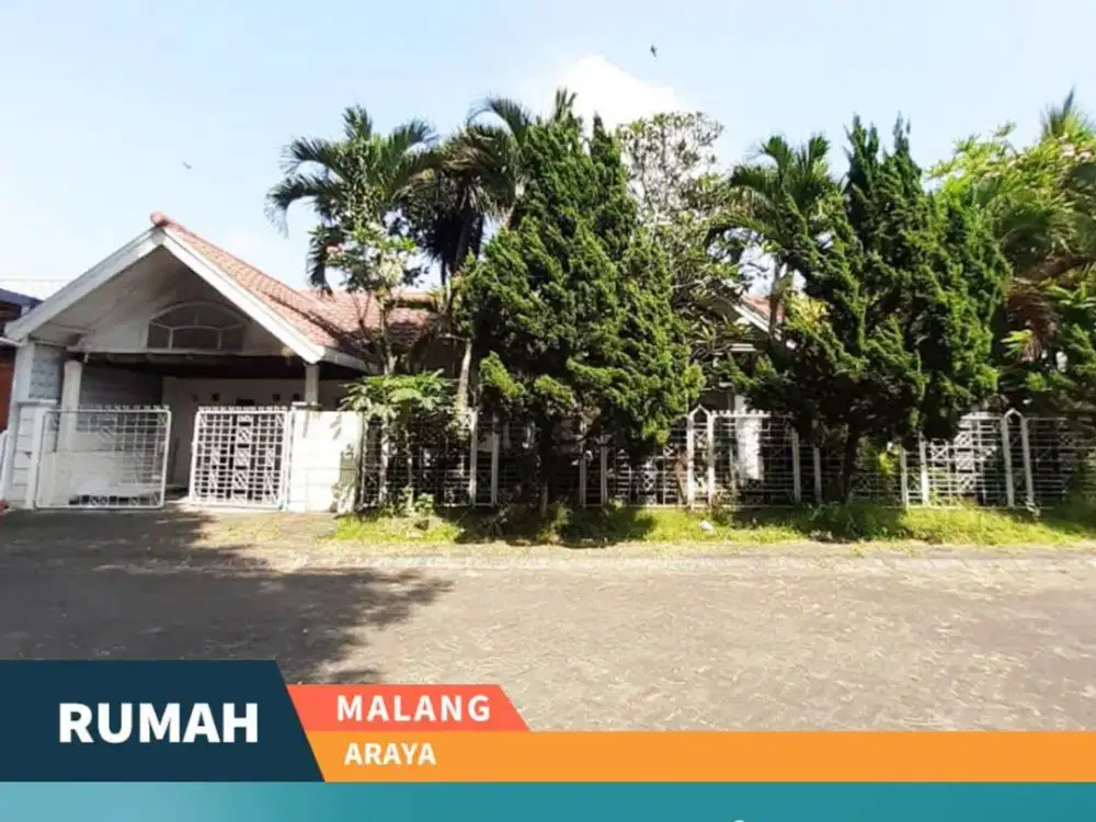 Dijual/Disewakan Rumah di Araya Depan Posisi Hook Malang Dekat Mall