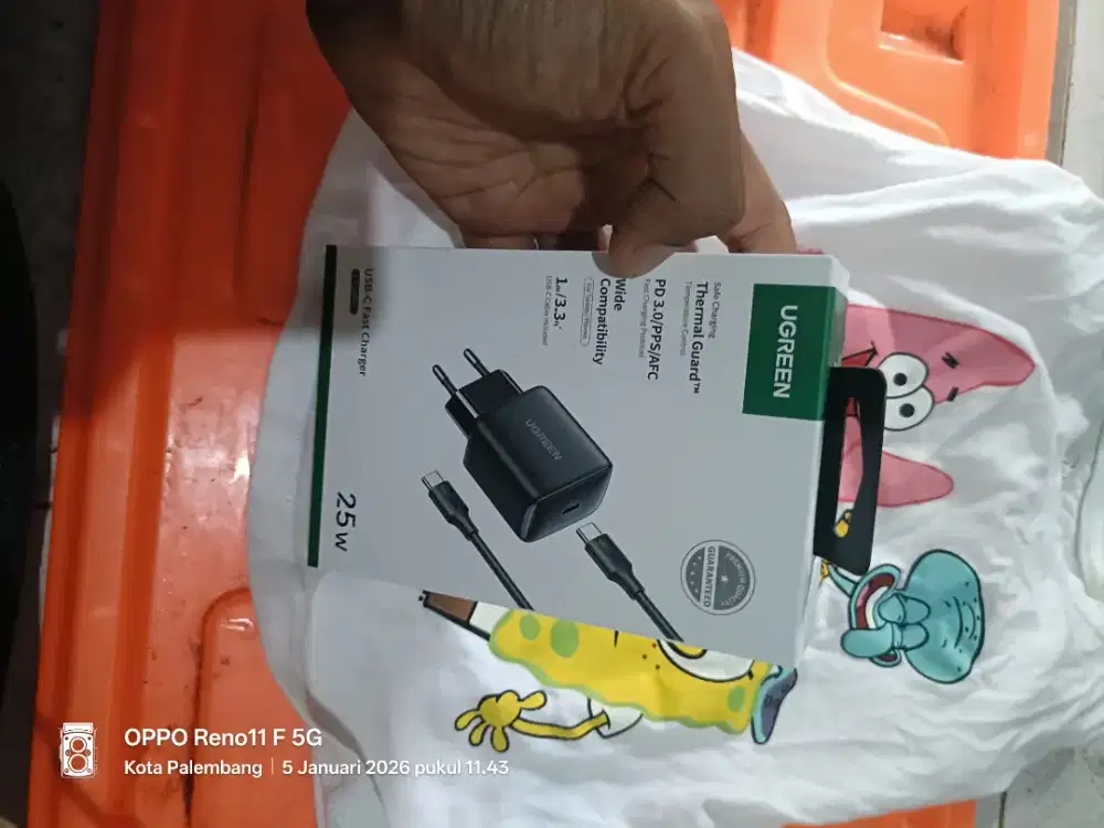 (NEW) READY cassan ugreen type c ke c original fast charging 25 WATT