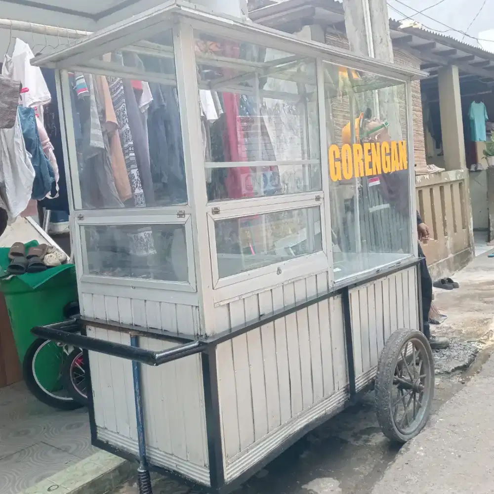 Jual gerobak almunium