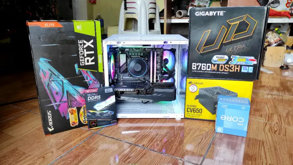 PC Intel Core i5 12400f Ram DDR5 16GB VGA RTX 3060 12GB