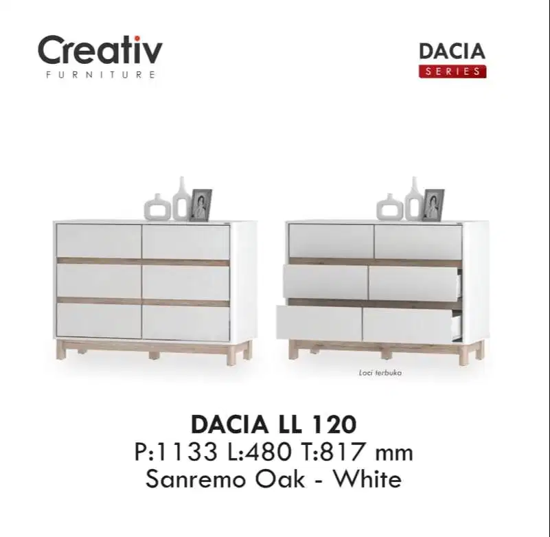 PROMO BUFFET/DRAWER 6 LACI MERK ACTIV SALE GRATIS ANTAR
