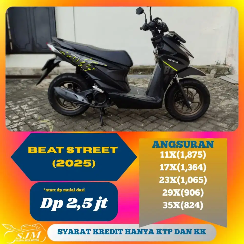HONDA BEAT STREET 2025 SUPER MANTAPP
