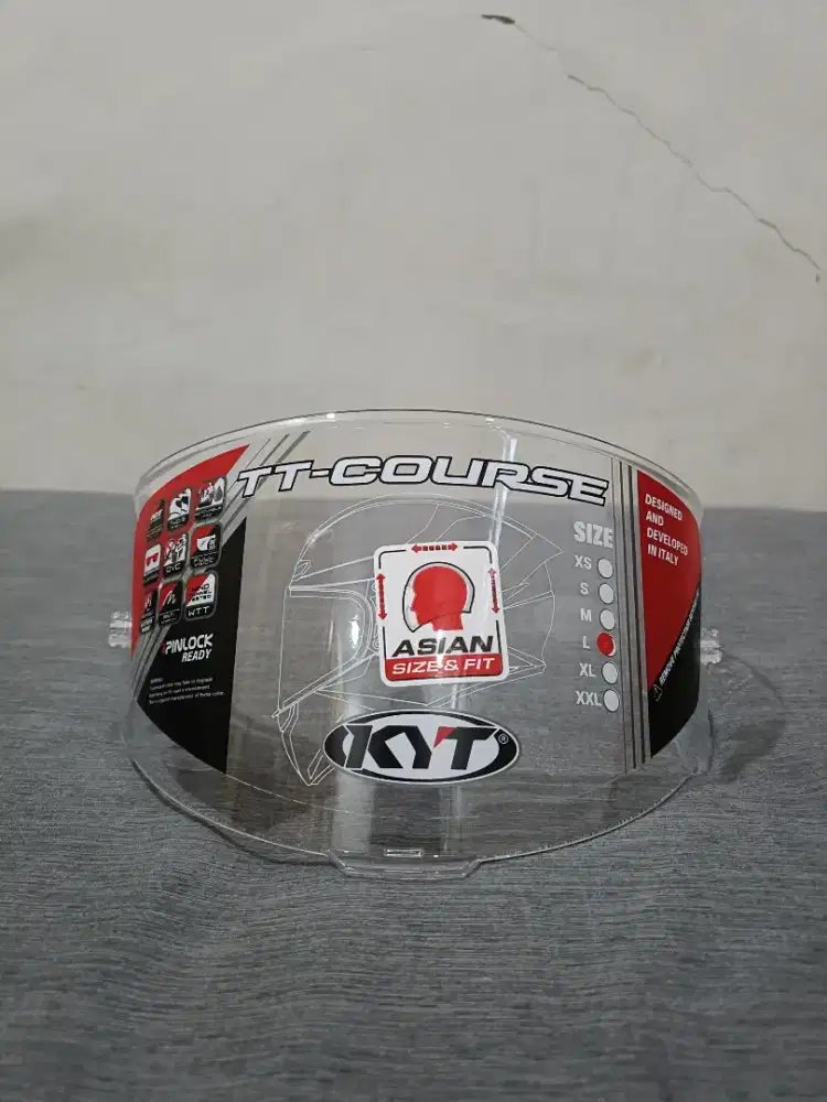 Visor KYT TT Course Clear Original