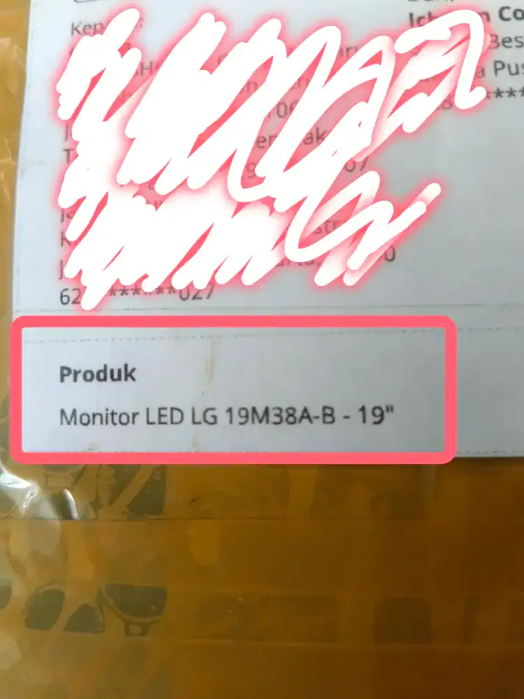 Monitor LED LG 19