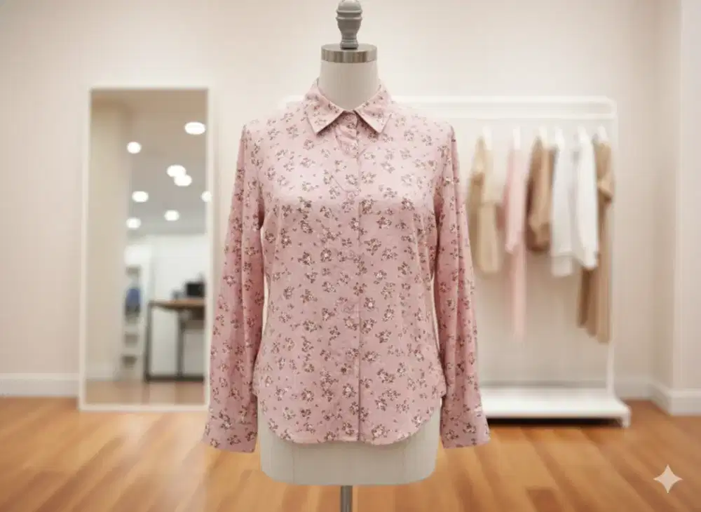 Kemeja Vintage Motif - Murah Meriah - Cuma 45rb!