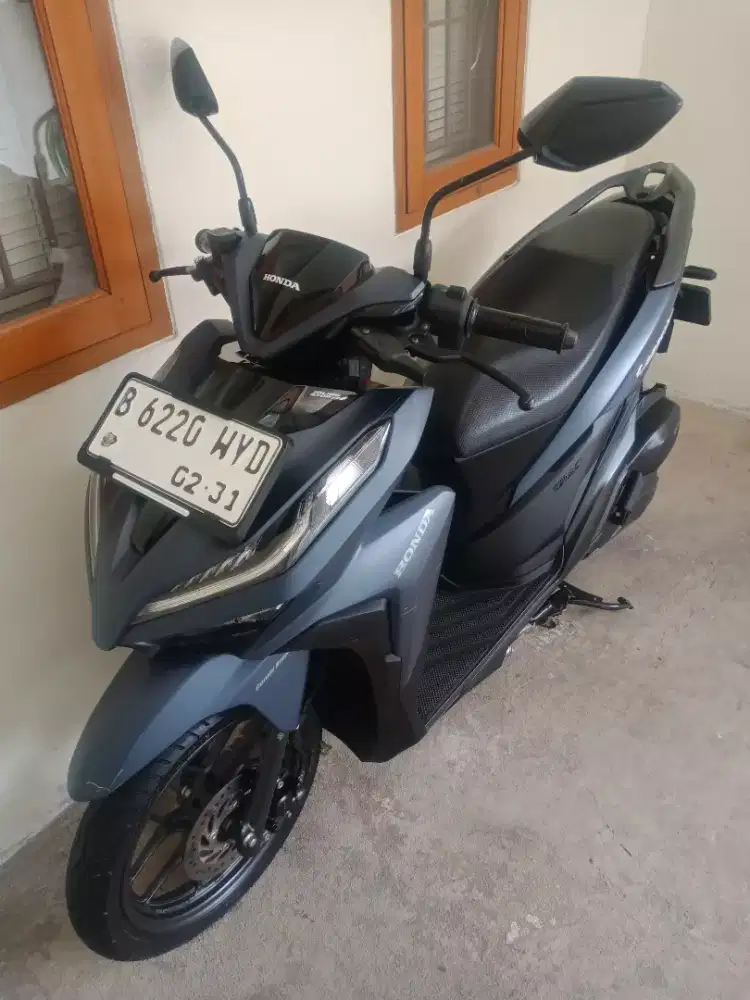 KM 9RB PERAK! VARIO 125 CBS ISS BLUE MATTE PAJAK PANJANG ORI KAYA BARU