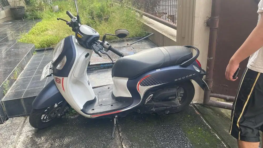 Scoopy 2024 Type Fashion Blue and White