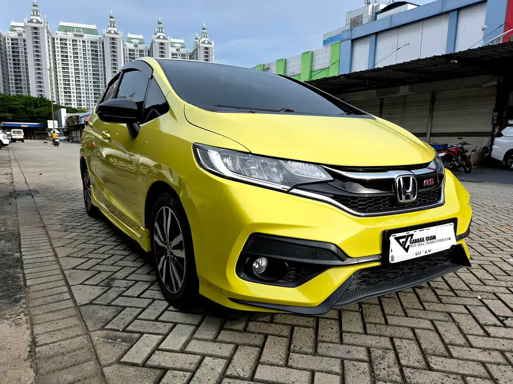 Honda Jazz RS CVT GK5 AT Kuning stabilo Facelift NIK 2018 ANTIK