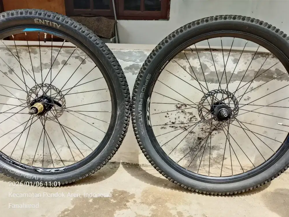 wheelset 27,5 Hubfreehub pacific bearing jangkrik