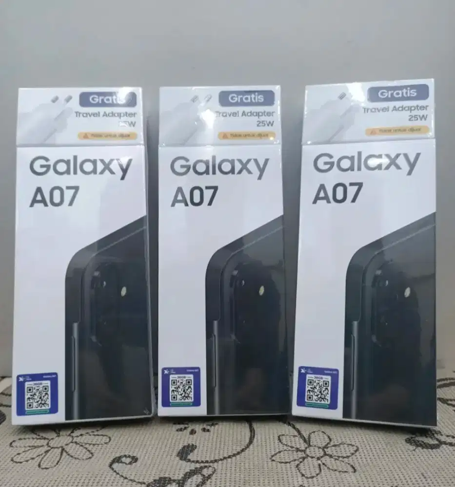 Samsung A07 4/128gb, garansi resmi SEIN INDONESIA, SEGEL BOX