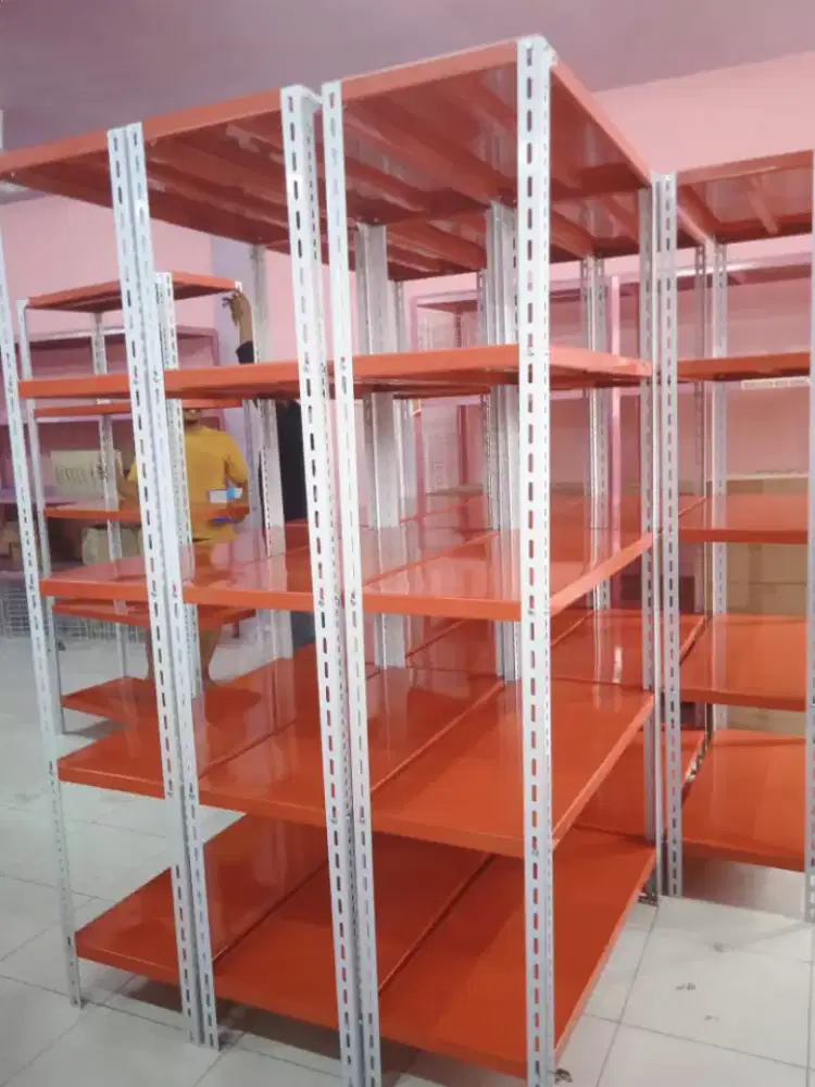 Rak besi rak gudang super tebal