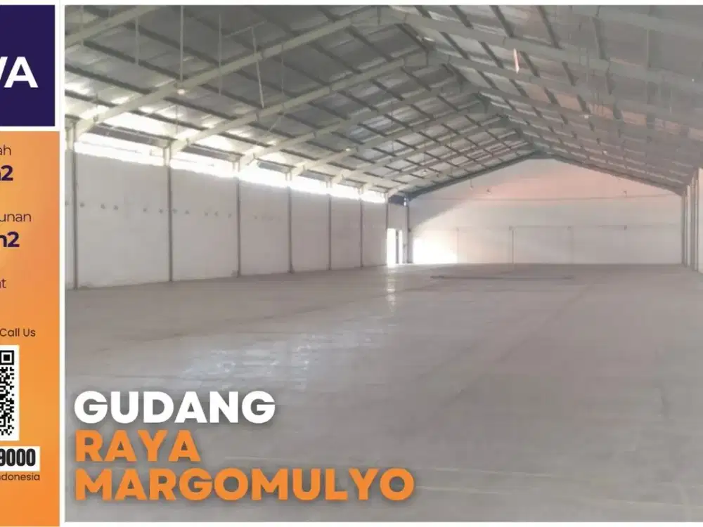 Disewakan Gudang Raya Margomulyo 5 km ke Pintu Tol Tandes - The EdGe
