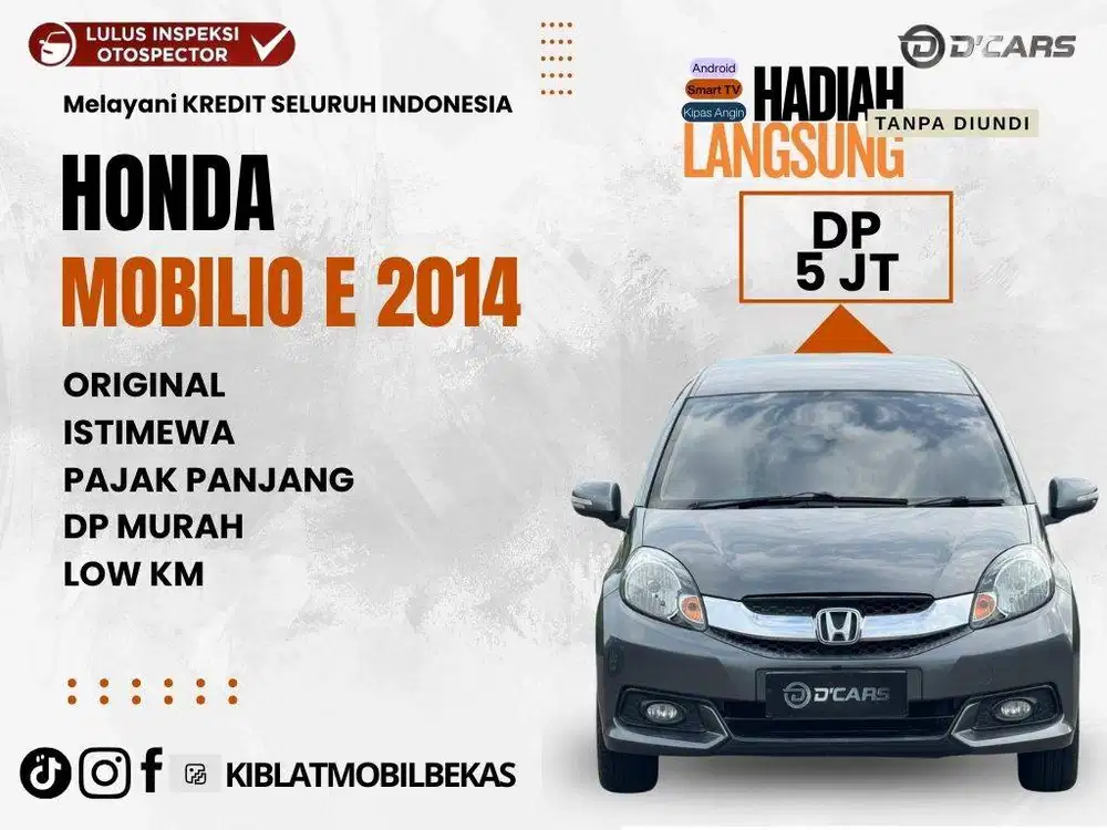 HONDA MOBILIO E 2014 ORIGINAL ISTIMEWA LOW KM