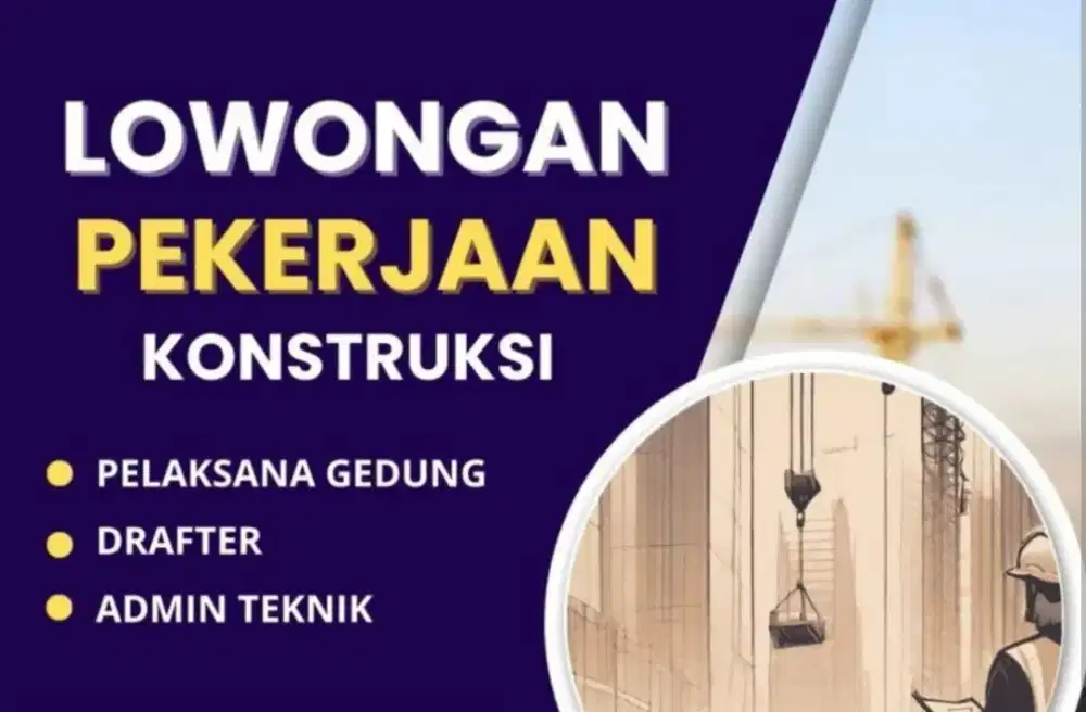 Drafter/sipil/admin teknik