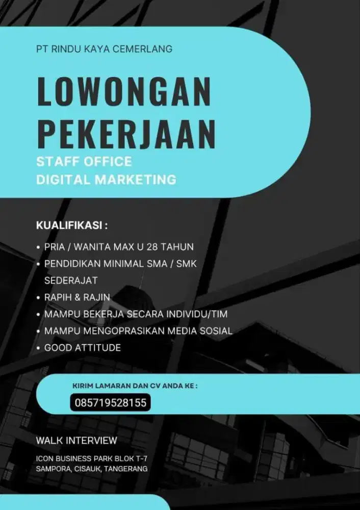 Staff kantor dan sebagainya