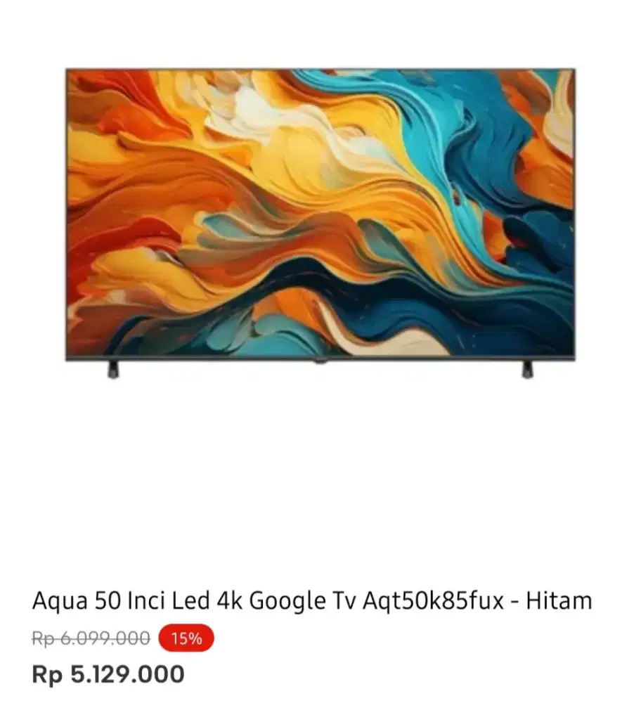 AQUA GOOGLE TV 4K 50 INCI