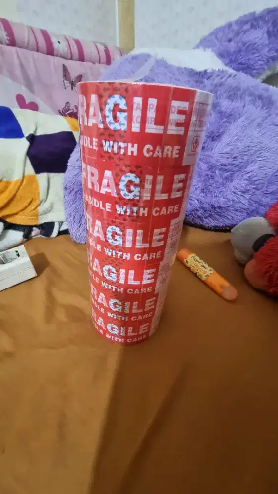 Lakban fragile ada 10 pcs