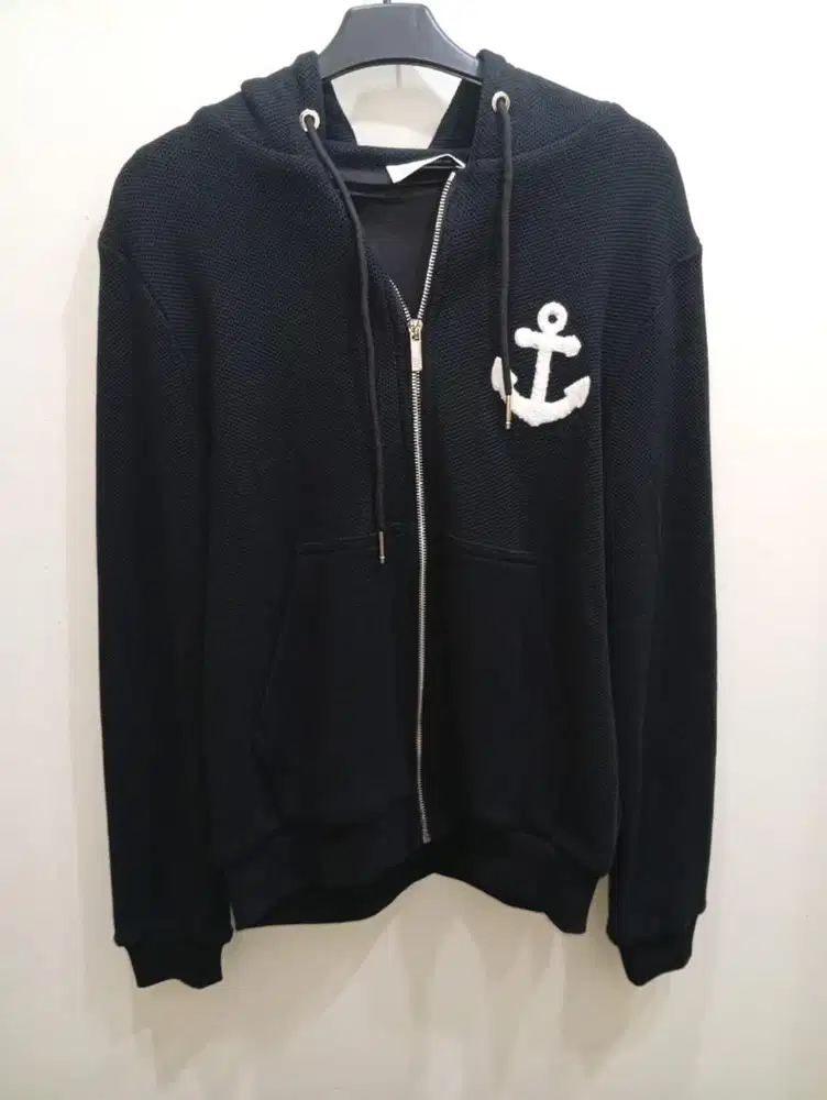 THOM BROWNE ZIP HOODIE JACKET