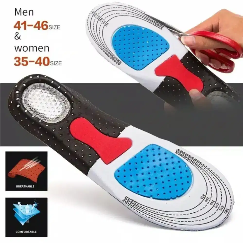 Shoes Pad Silicone - insole Sepatu Gel Insole Empuk