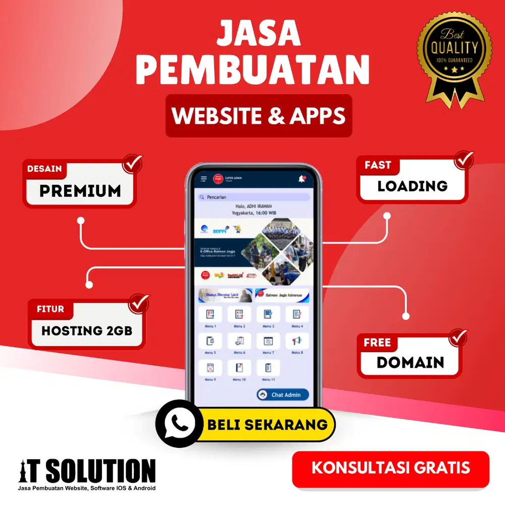 Jasa Pembuatan Website & Aplikasi Profesional