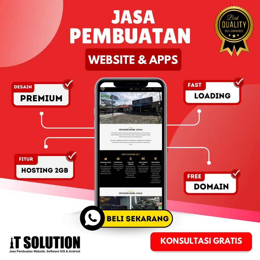 Jasa Pembuatan Website & Aplikasi Profesional