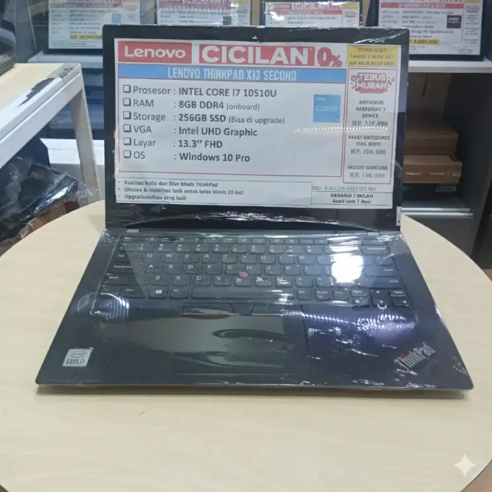 Cash Kredit Laptop LENOVO THINKPAD X13 Second
