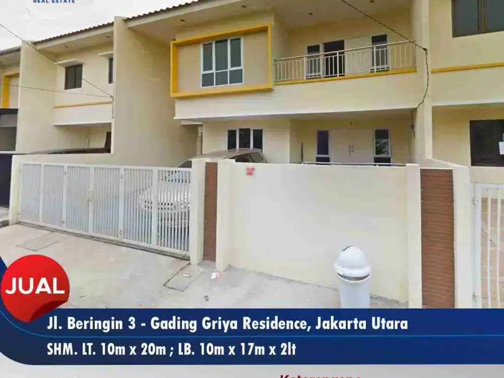 Dijual murah unit rumah siap dihuni di Jl. Beringin 3, Jakarta Utara