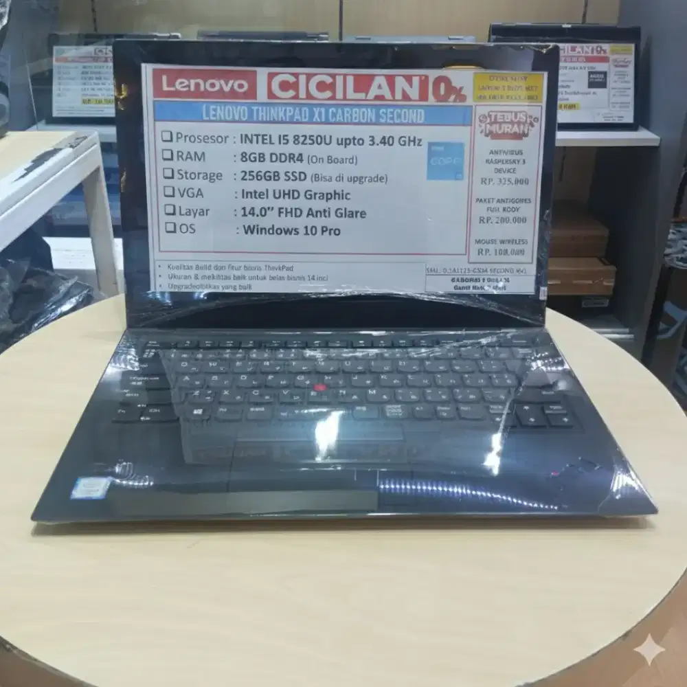 Cash Kredit Laptop LENOVO THINKPAD X1 CARBON Second