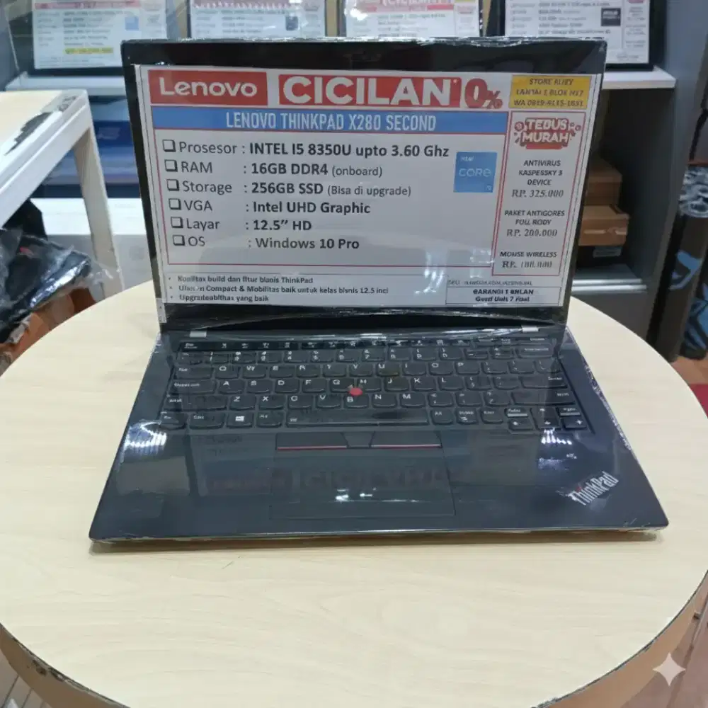 Kredit Cicilan Laptop LENOVO THINKPAD X280 Second