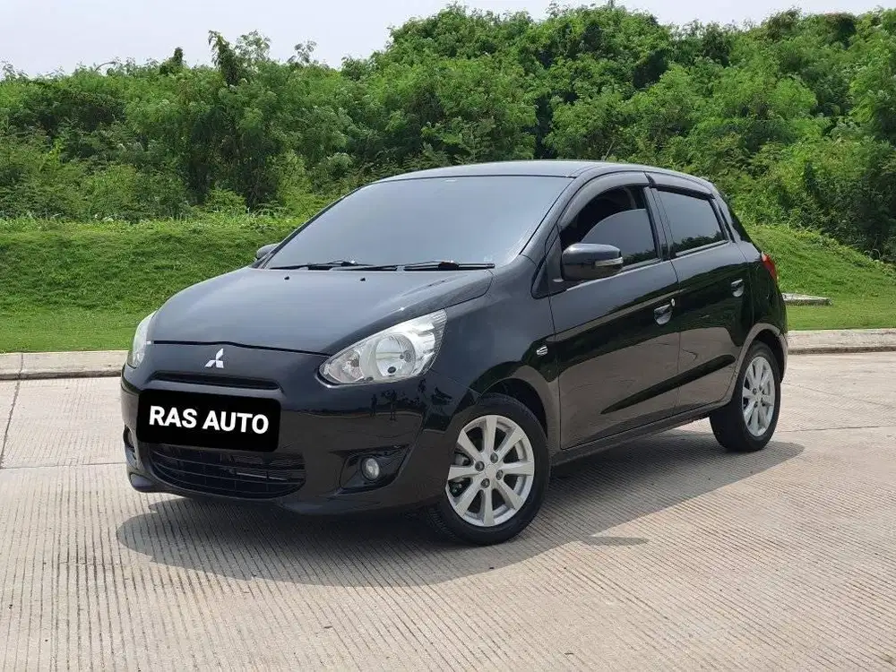LOW KM 79 rb  Mitsubishi Mirage 1.2 Exceed AT 2015 Hitam