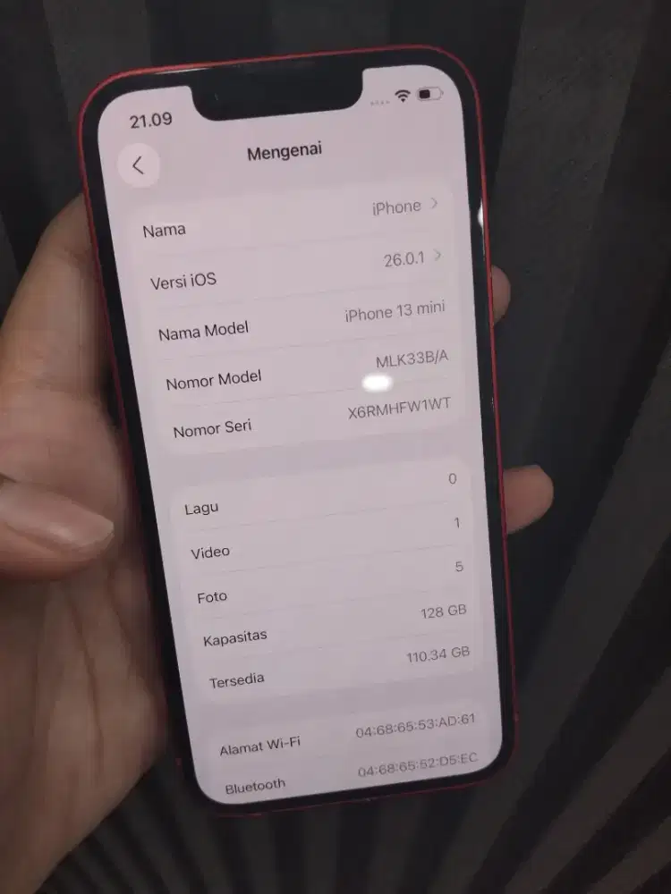 Iphone 13 mini inter