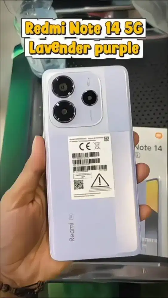 Redmi Note 14 5G 12/512GB Cash Tukar Tambah COD Cicilan 0%
